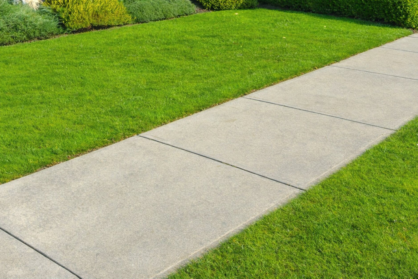 Concrete sidewalk building in Montebello, CA